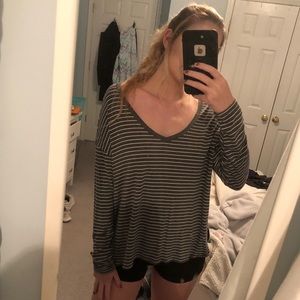 american eagle "soft & sexy" striped tee